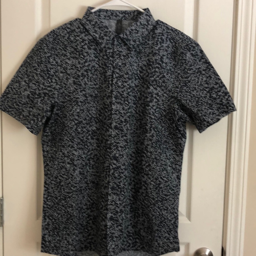 Navy collared shirt